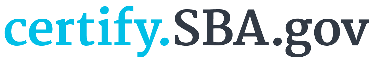 certify.SBA.gov logo